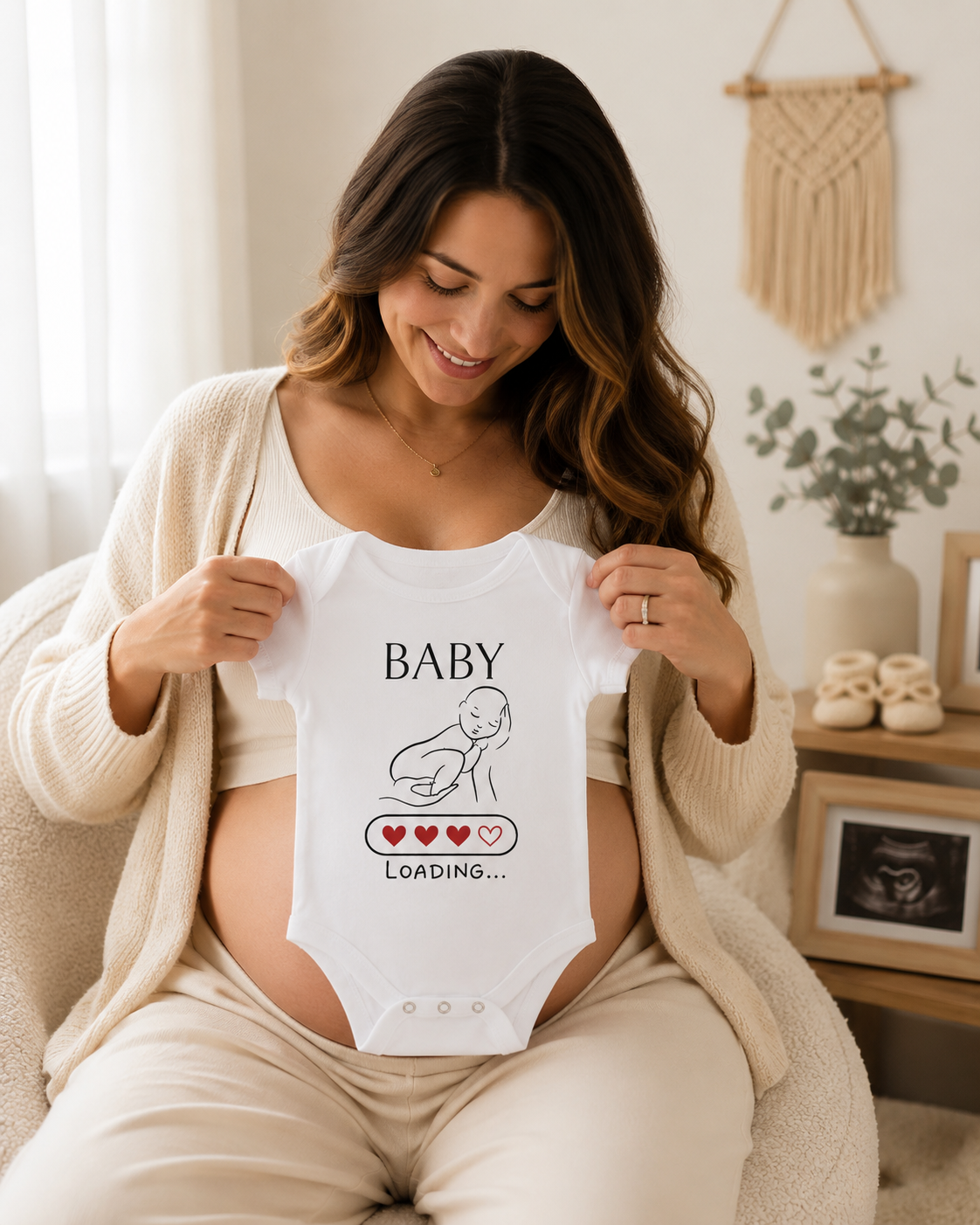 Baby Loading Onesie infant bodysuit | pregnancy announcement, baby shower