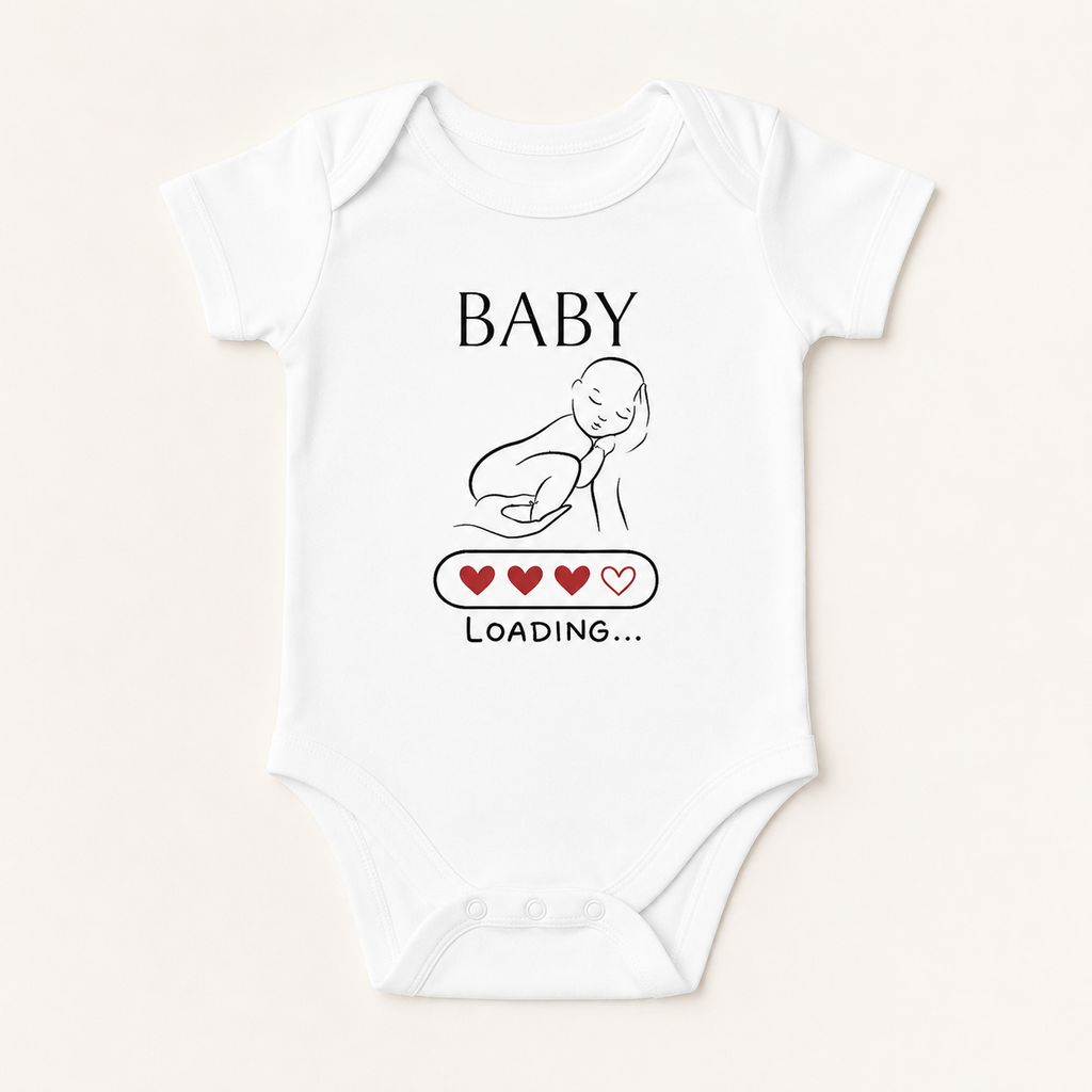 Baby Loading Onesie infant bodysuit | pregnancy announcement, baby shower