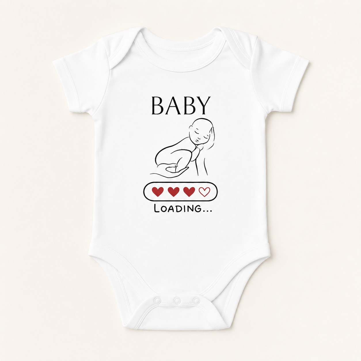 Baby Loading Onesie infant bodysuit | pregnancy announcement, baby shower
