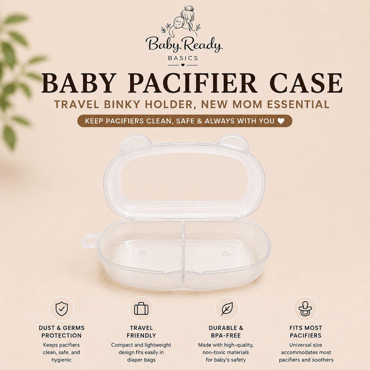 Pacifier Case — Clean & Safe Storage for On the Go