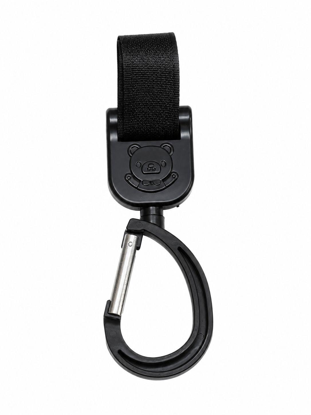 Stroller Hook Set — Bear Detail Carabiner Clips, Set of 2