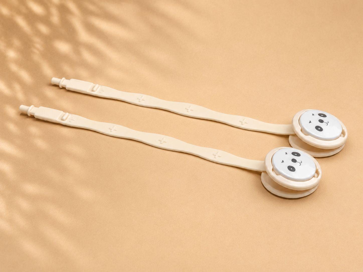 Panda Pacifier Clip — Adjustable Silicone Strap for Boys & Girls