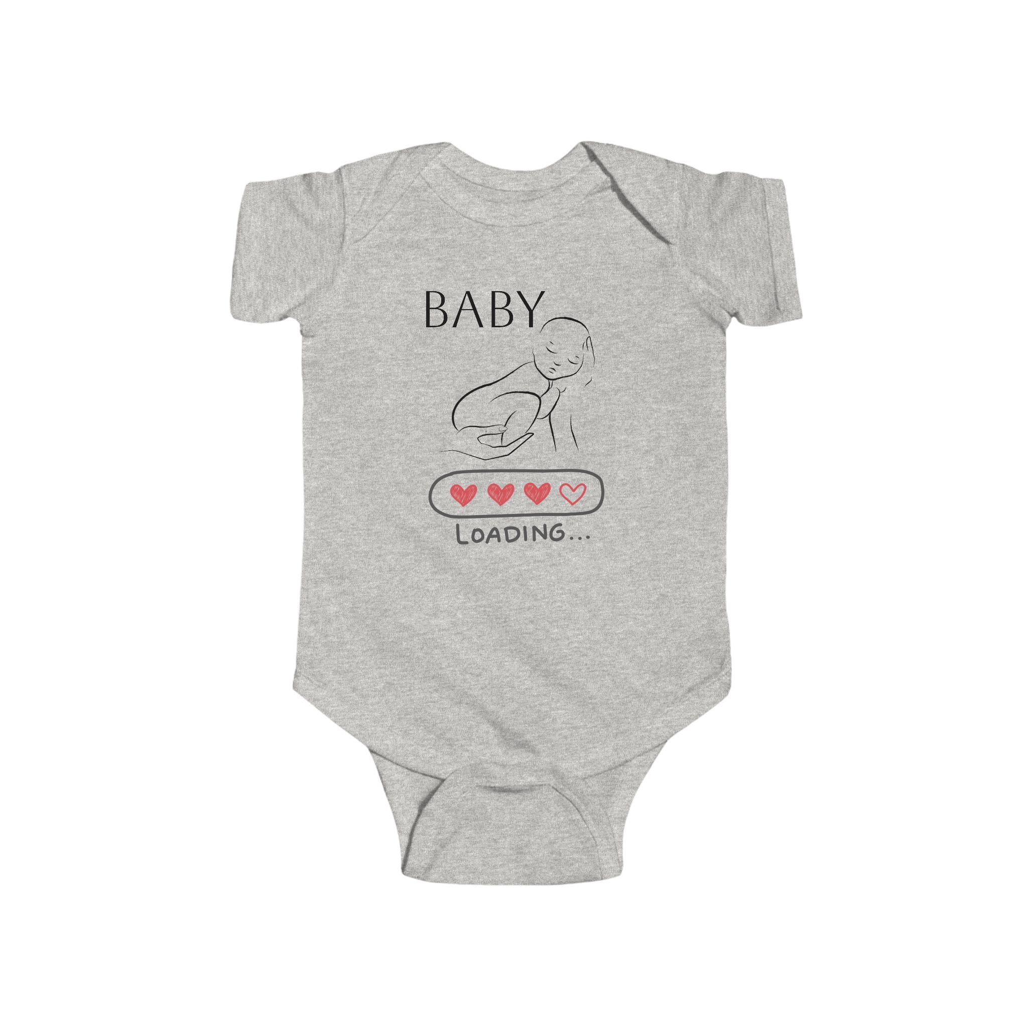 Baby Loading Onesie infant bodysuit | pregnancy announcement, baby shower
