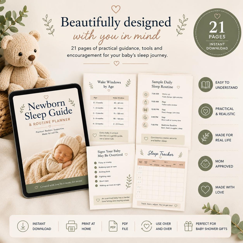 Newborn Sleep Guide | Wake Windows, Sleep Schedule, Naps & Colic Support PDF
