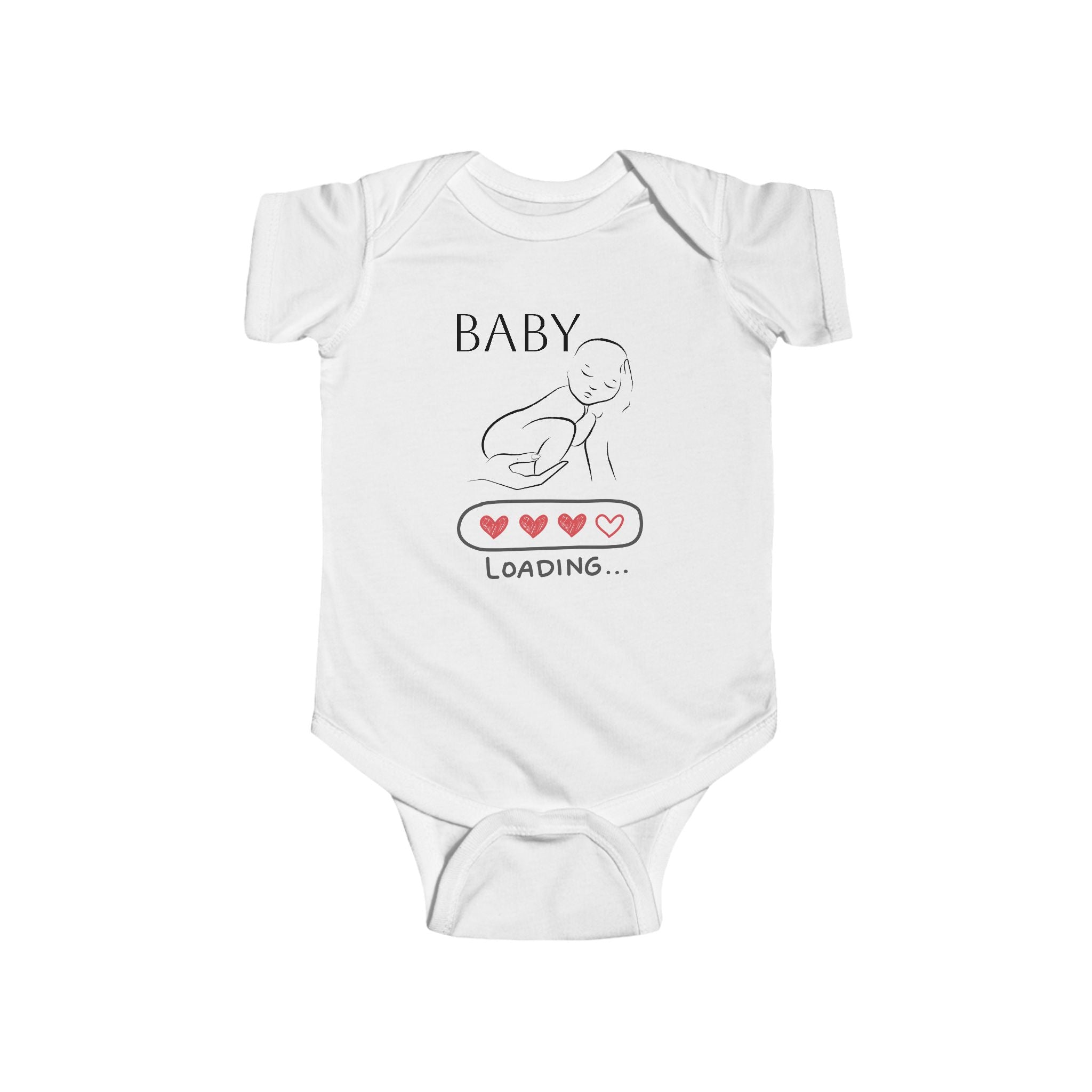 Baby Loading Onesie infant bodysuit | pregnancy announcement, baby shower