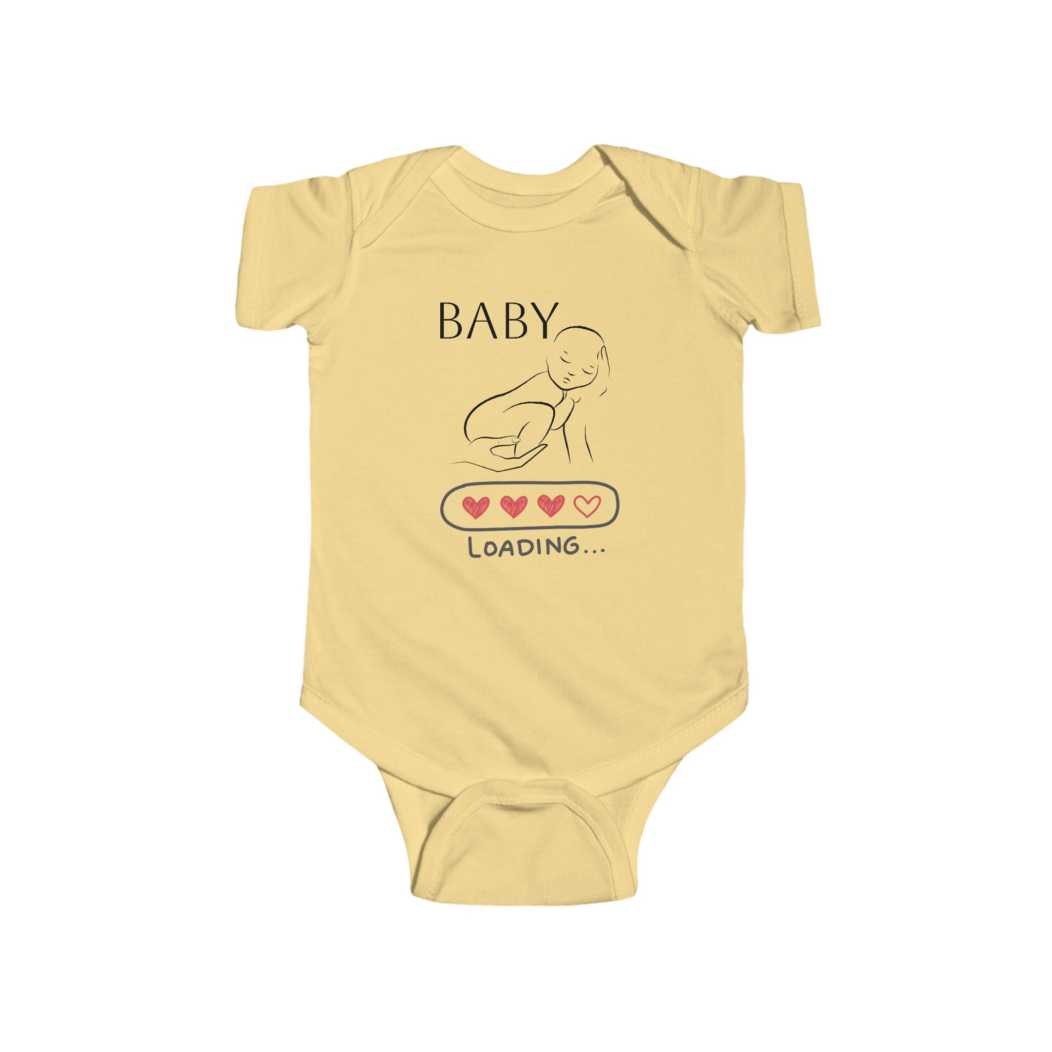 Baby Loading Onesie infant bodysuit | pregnancy announcement, baby shower