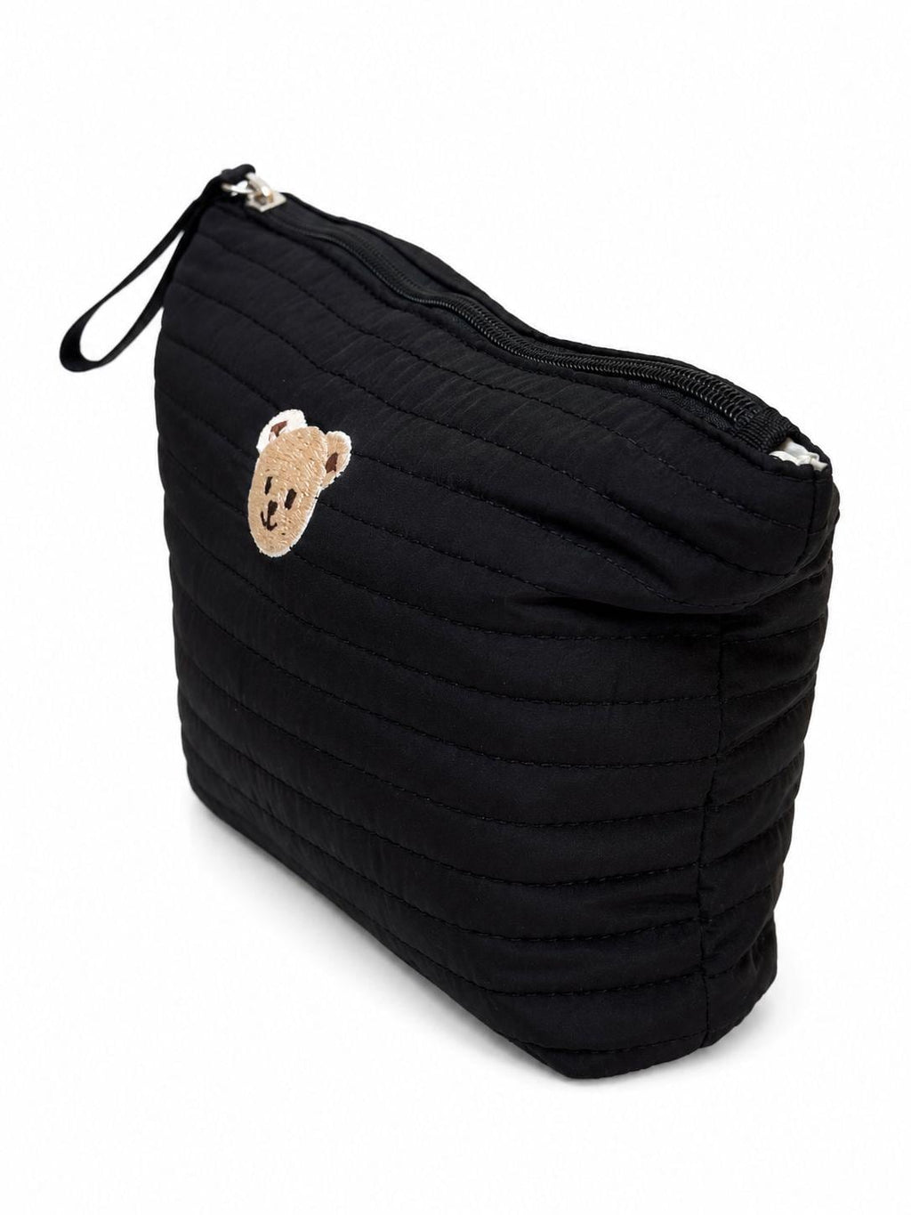 Quilted Teddy Bear Pouch — Baby Diaper Bag Organizer