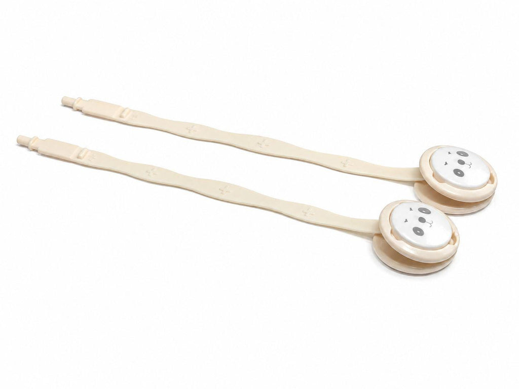 Panda Pacifier Clip — Adjustable Silicone Strap for Boys & Girls