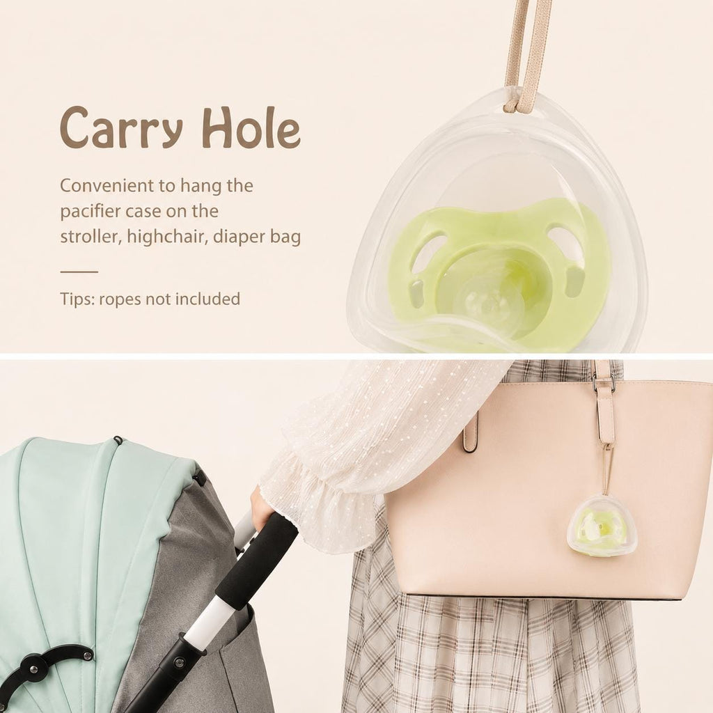 Portable Pacifier Case Holder | Travel-Friendly Baby Essential