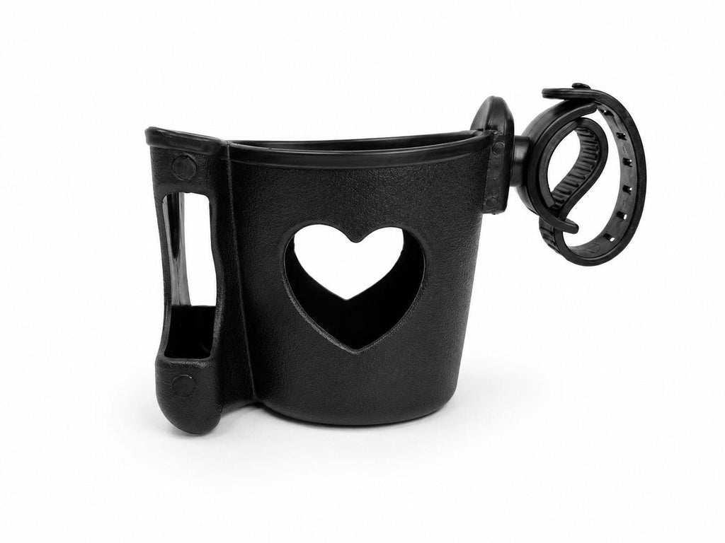 Stroller Cup Holder — Universal Fit with Heart Cutout Design